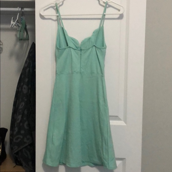 Mint Green Cut Out mini dress size S - Picture 3 of 3